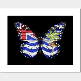 Biot Flag  Butterfly - Gift for Biot From British Indian Ocean Territory Posters and Art